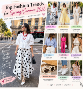 Top Fashion Trends for Spring/Summer 2026